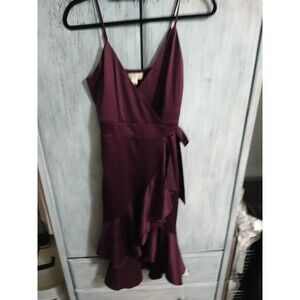 Band If Gypsies V-neck Ruffled Rap High Low Dress Xs Y2K Feminine Cottage...